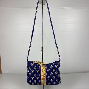 Vera Bradley Maison Blue Vintage Crossbody Bag (Retired) Made in USA
